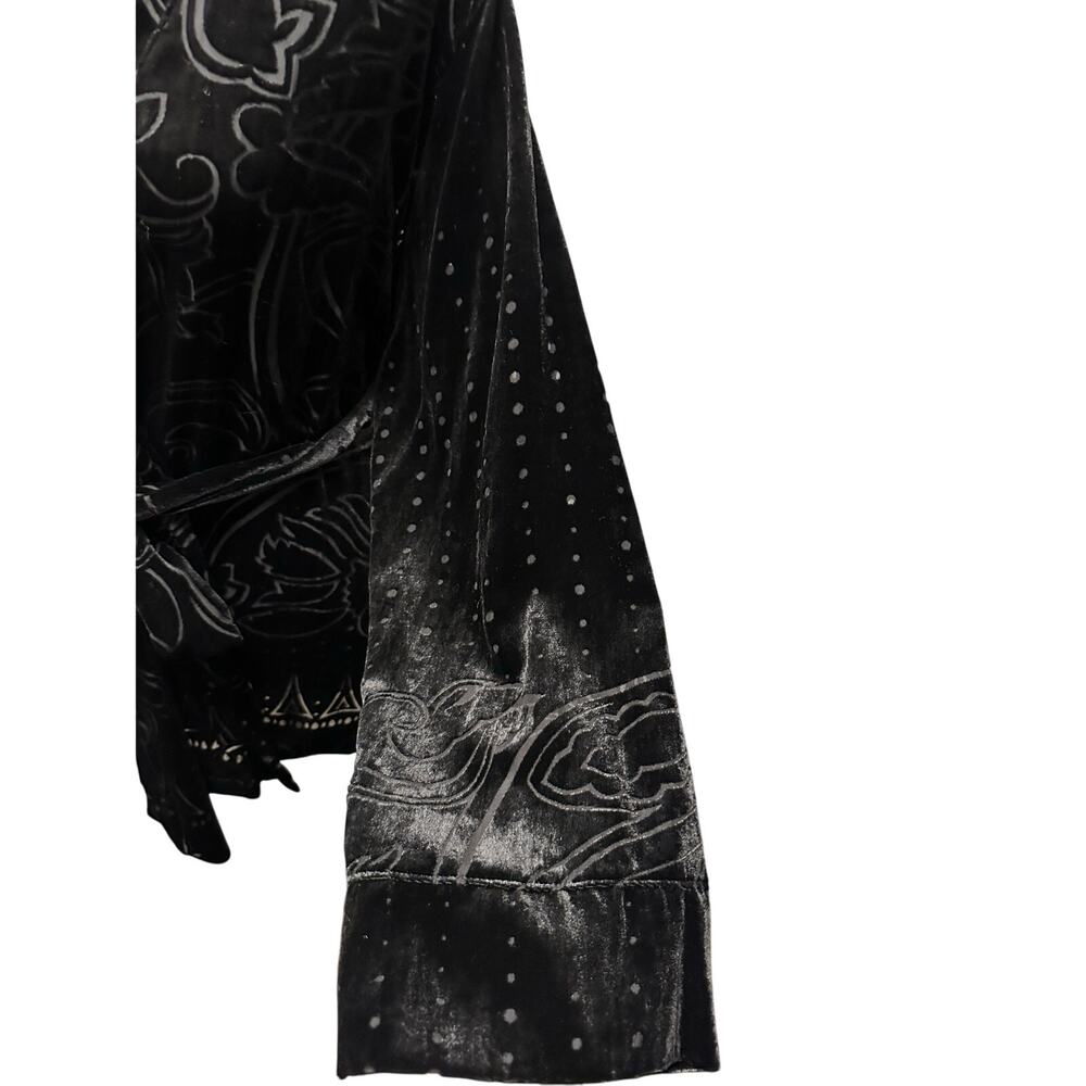 Soma Limited Edition Velvet Noir Wrap Robe & Velvet Pants - NWT - XXL Tall - Picture 7 of 16